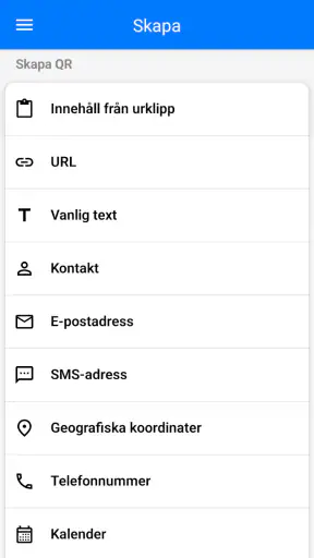 QR & Streckkodsläsare screenshot