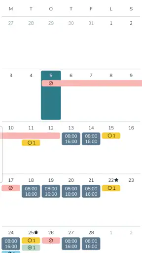 Quinyx Mobile screenshot