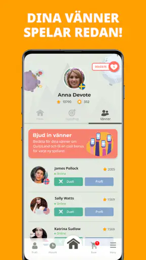 QuizzLand: quiz på svenska screenshot