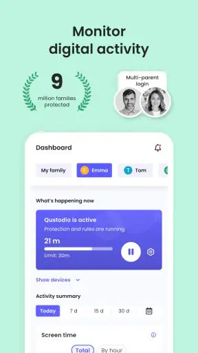 Qustodio Parental Control App screenshot