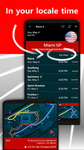 Racing Calendar 2026 + Ranking screenshot
