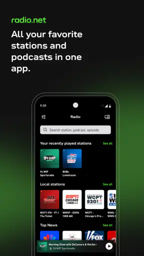 radio.se - radio och podcast screenshot