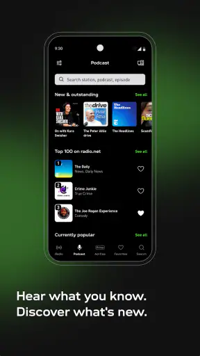 radio.se - radio och podcast screenshot