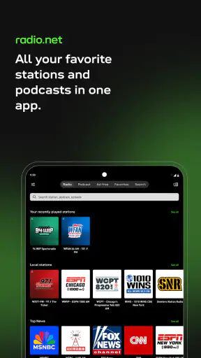 radio.se - radio och podcast screenshot