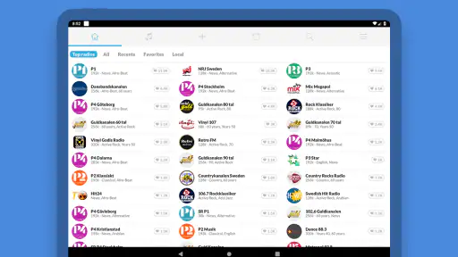 Radio Sverige FM online screenshot
