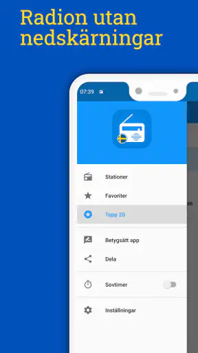 Radio Sverige FM: Online Radio screenshot