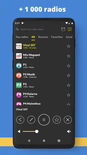 Radio Sverige: FM Radio online screenshot