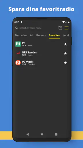 Radio Sverige: FM Radio online screenshot