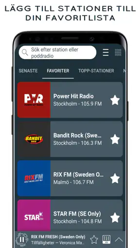 Radio Sverige - radio online screenshot