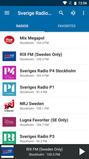 Radio Sverige: Radio Online FM screenshot