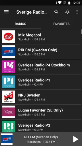 Radio Sverige: Radio Online FM screenshot