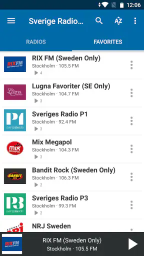 Radio Sverige: Radio Online FM screenshot