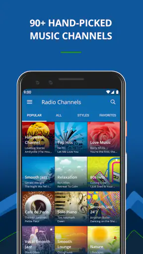 RadioTunes: Hits, Jazz, 80s screenshot
