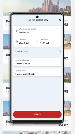 Radisson Hotels: bokningar screenshot