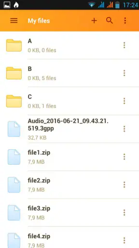 Rapidgator.net Filhanterare screenshot