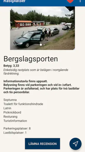 Rastplatser Sverige screenshot