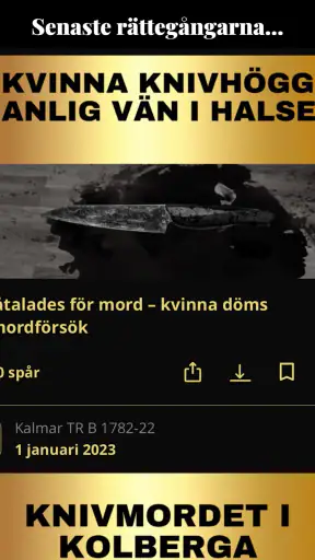 Rättegångsappen screenshot