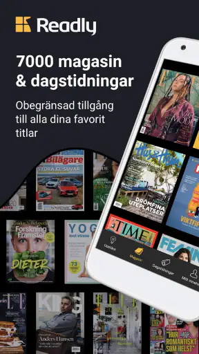 Readly Magasin & Dagstidningar screenshot