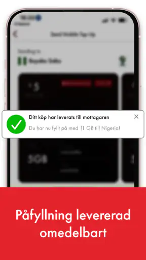 Rebtel: Ring och fyll på data screenshot