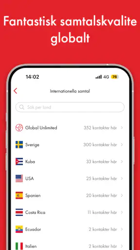 Rebtel: Ring och fyll på data screenshot