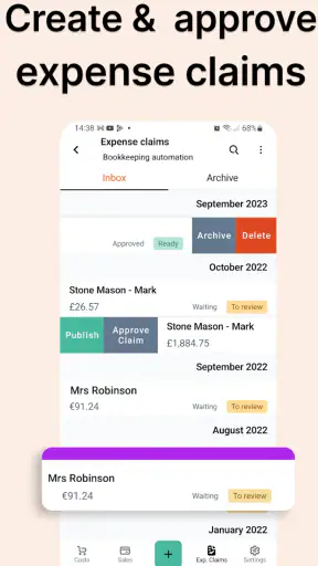 Receipt Tracker App - Dext screenshot