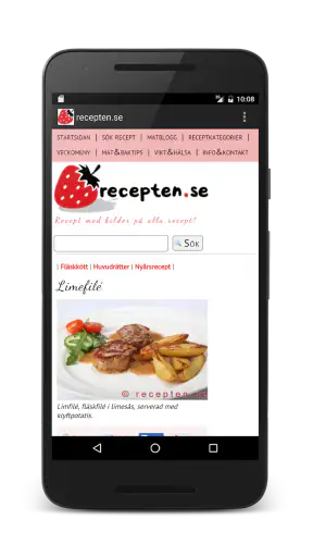 recepten.se screenshot