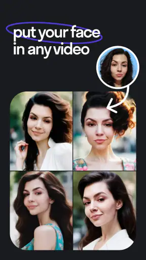 Reface: Face swap, AI Art tool screenshot