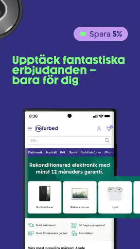 refurbed shopping deals screenshot