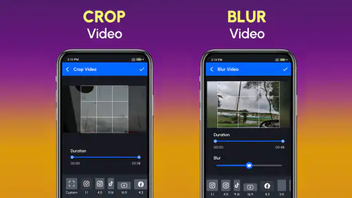 Resize Video, Compress & Crop screenshot