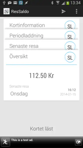 ResSaldo screenshot