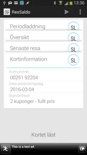 ResSaldo screenshot