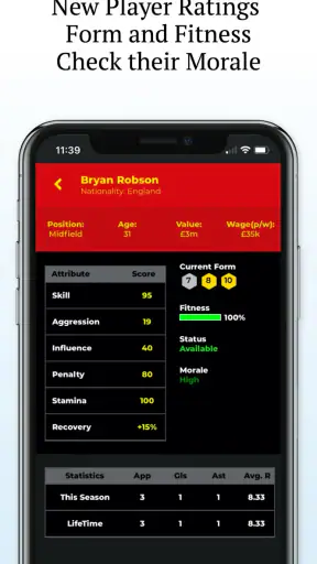 Retro Football Management screenshot