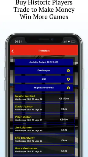 Retro Football Management screenshot