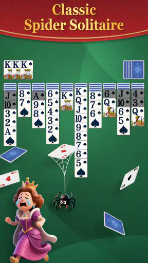 Retro Spider Solitaire screenshot