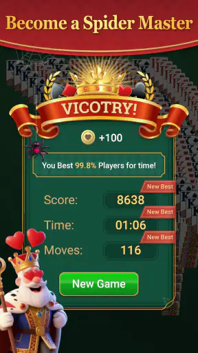 Retro Spider Solitaire screenshot