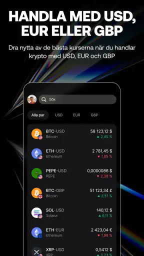Revolut X: Köp Bitcoin, krypto screenshot