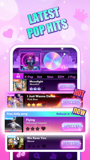 Rhythm Tiles：Pop Songs screenshot