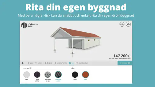 Rita eget med Lövångers Bygg screenshot