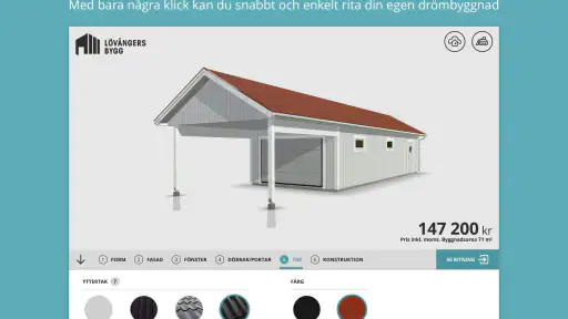 Rita eget med Lövångers Bygg screenshot