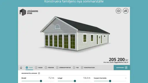 Rita eget med Lövångers Bygg screenshot