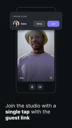 Riverside: Record podcasts screenshot