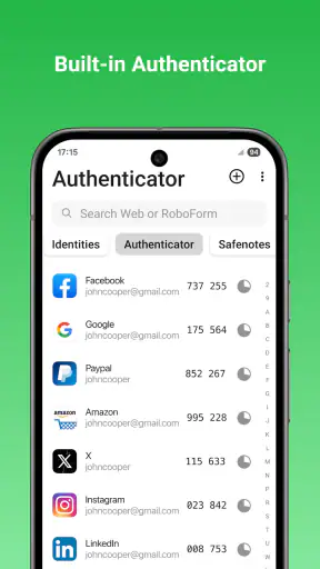 RoboForm Password Manager screenshot