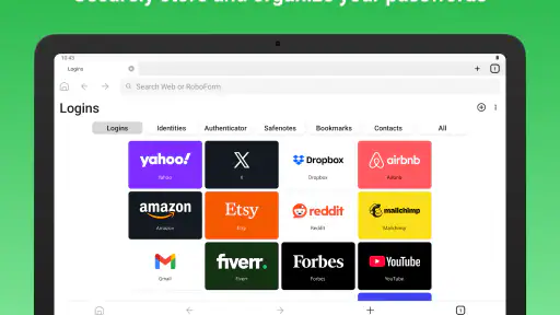 RoboForm Password Manager screenshot