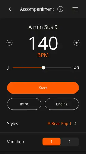Roland Piano App screenshot