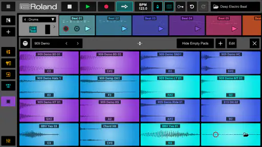 Roland Zenbeats Music Creation screenshot