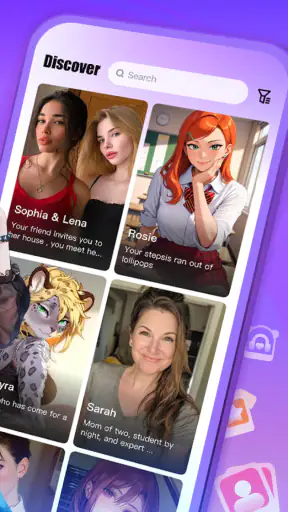 Rosytalk – RP AI-karaktär screenshot