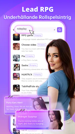 Rosytalk – RP AI-karaktär screenshot