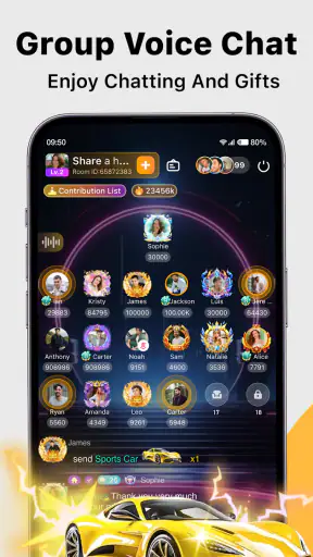 Saada — Live Group Voice Chat screenshot
