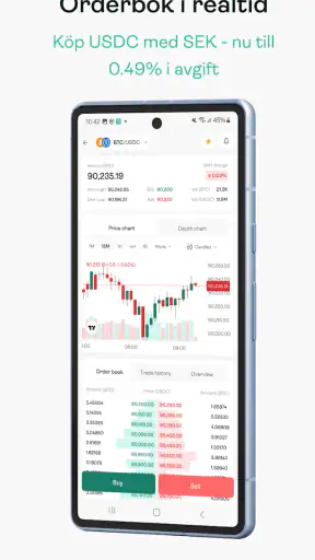 Safello: Köp Bitcoin med SEK screenshot