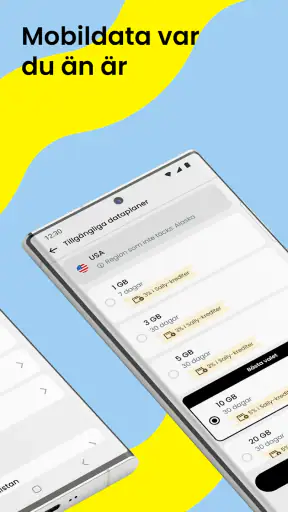 Saily: eSIM-kort för mobildata screenshot